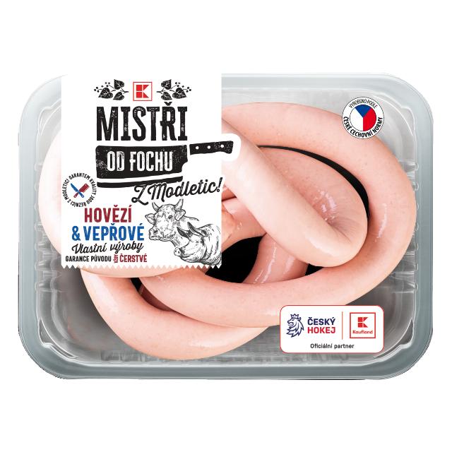K-Mistři od fochu Vinná klobása dle receptury z roku 1955
