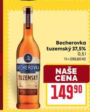 Becherovka tuzemský 37,5% 0,5l