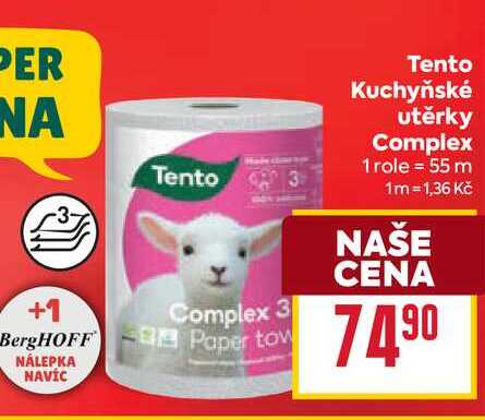 Tento Kuchyňské utěrky Complex 1 role