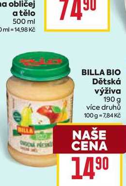 BIO Dětská výživa 190 g