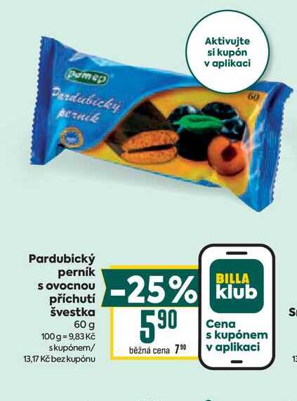 Pardubický perník s ovocnou příchutí švestka 60 g 