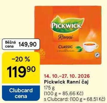 Pickwick Ranní čaj, 175 g