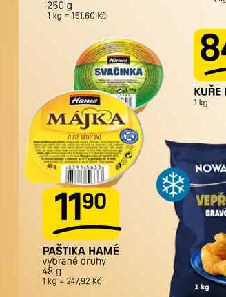 PAŠTIKA HAMÉ vybrané druhy 48 g