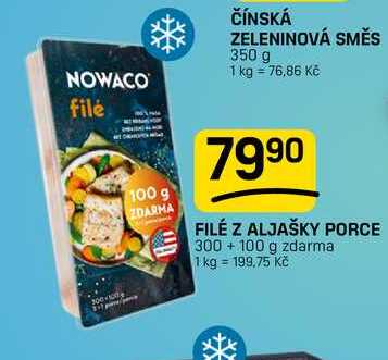 FILÉ Z ALJAŠKY PORCE 300+100 g