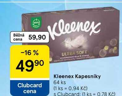 Kleenex Kapesníky, 64 ks  