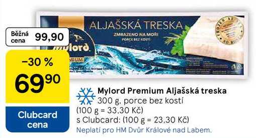 Mylord Premium Aljašská treska, 300 g