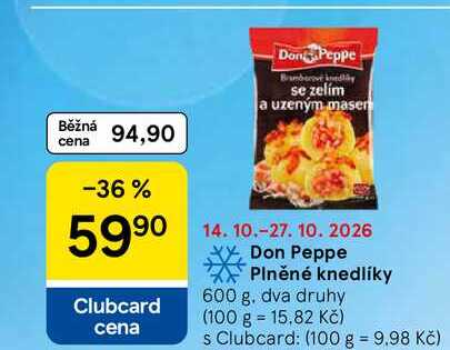 Don Peppe Plněné knedlíky, 600 g 