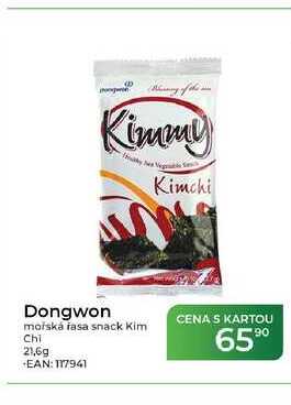 Dongwon mořská řasa snack Kim Chi 21,6g