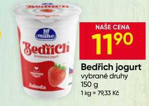 Bedřich jogurt vybrané druhy 150 g
