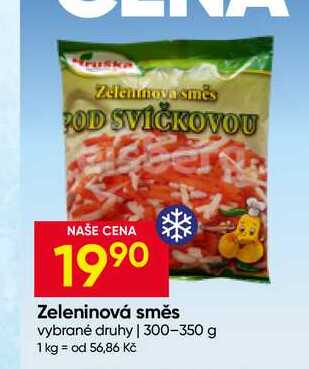 Zeleninová směs vybrané druhy 300-350 g