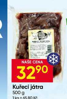 Kuřecí játra 500 g
