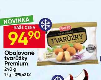 Obalované tvarůžky Premium 240 g
