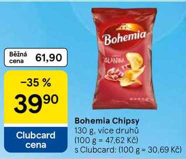 Bohemia Chipsy, 130 g
