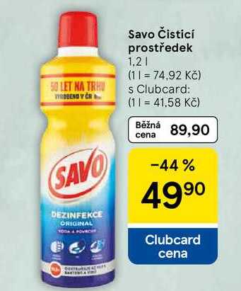 Savo Čisticí prostředek, 1.2 l