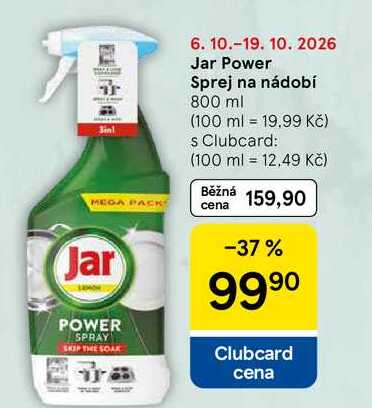 Jar Power Sprej na nádobí, 800 ml