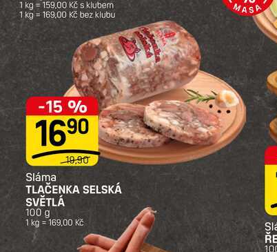 TLAČENKA SELSKÁ SVĚTLÁ 100 g