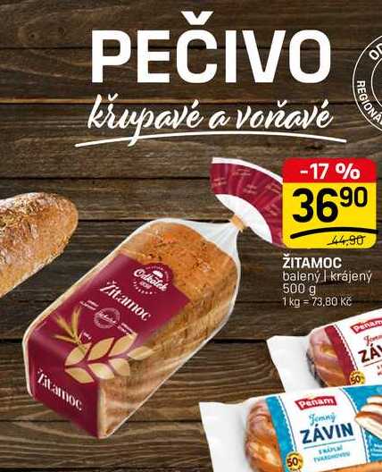 ŽITAMOC balený | krájený 500 g 