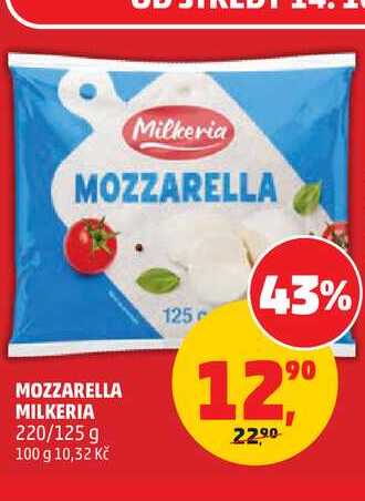 MOZZARELLA MILKERIA 220/125 g 