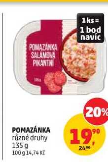 POMAZÁNKA různé druhy 135 g
