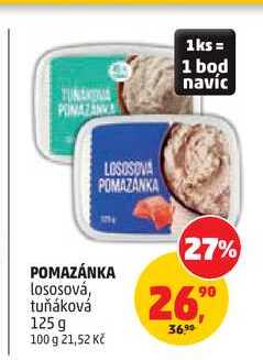 POMAZÁNKA lososová, tuňáková 125 g