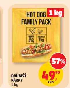 DRŮBEŽÍ PÁRKY 1 kg
