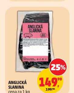 ANGLICKÁ SLANINA 1 kg