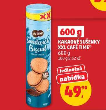 CAFÉ TIME KAKAOVÉ SUŠENKY 600 g