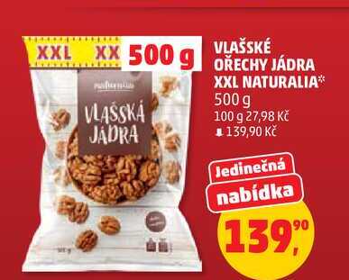 VLAŠSKÉ OŘECHY JÁDRA 500g