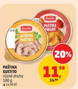 PAŠTIKA GUSTITO různé druhy 100 g