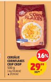 CRIP CROP CORN FLAKES CEREÁLIE 500 g