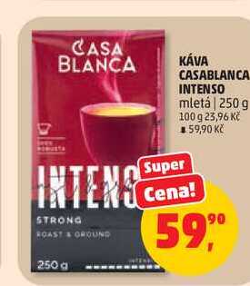 KÁVA CASABLANCA INTENSO mletá 250 g
