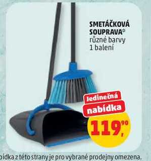 SMETÁČKOVÁ SOUPRAVA různé barvy