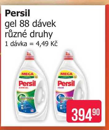 Persil gel 88 dávek různé druhy