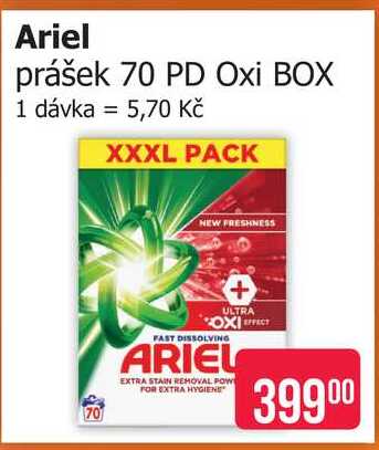 Ariel prášek 70 PD Oxi BOX 