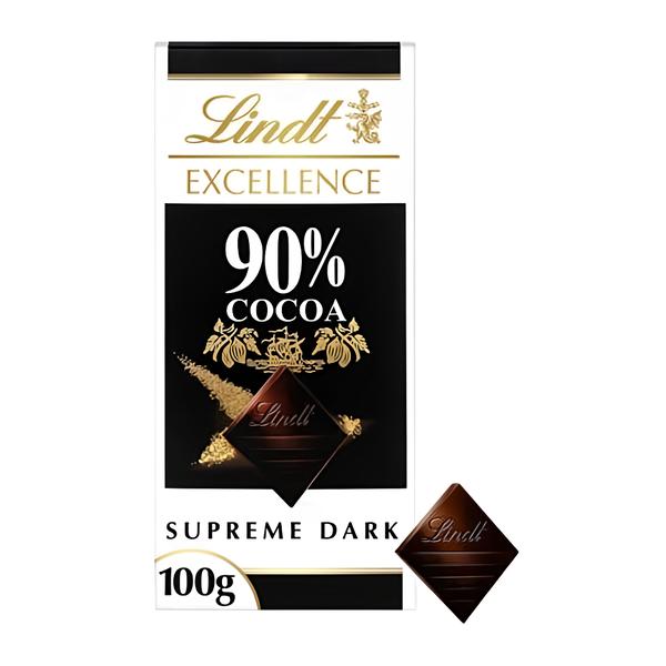 Lindt Excellence Hořká čokoláda 90% kakaa