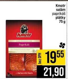 Kmotr salám paprikáš plátky 75g