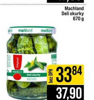 Machland Deli okurky 670 g 