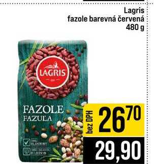 Lagris fazole barevná červená 480 g