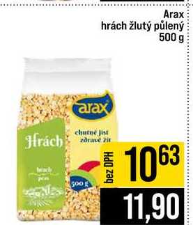 Arax hrách žlutý půlený 500 g