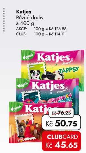 Katjes Různé druhy à 400 g