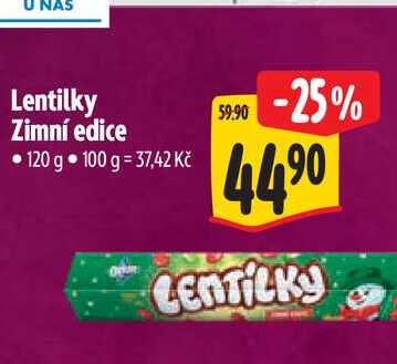 Lentilky Zimní edice 120 g