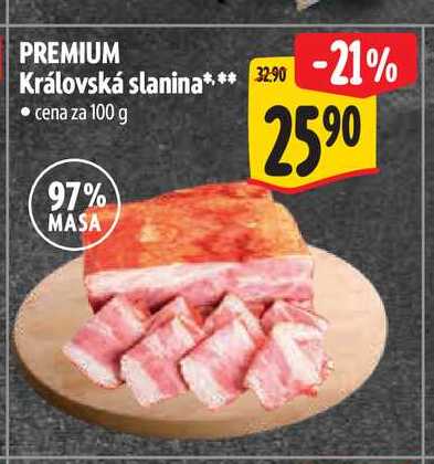 PREMIUM Královská slanina 100 g
