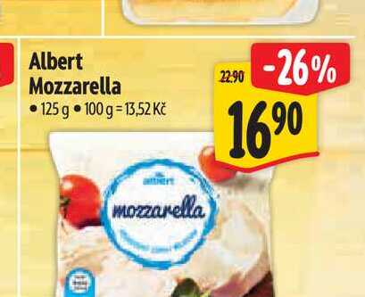 Albert Mozzarella 125 g