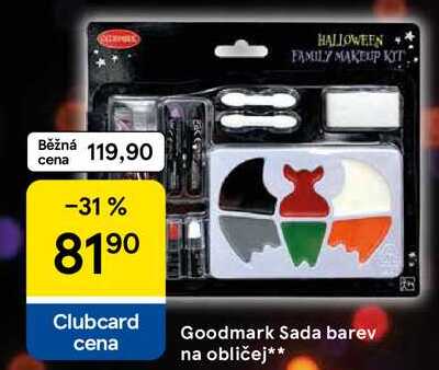 Goodmark Sada barev na obličej