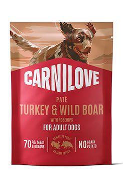 Carnilove Dog Pouch Paté Turkey&Wildboar Rosehips 300g