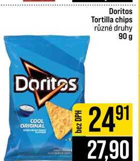 Doritos Tortilla chips různé druhy 90 g