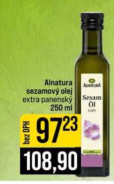 Alnatura sezamový olej extra panenský 250 ml