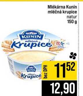 Mlékárna Kunín mléčná krupice natur 150 g