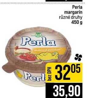 Perla margarín různé druhy 450 g