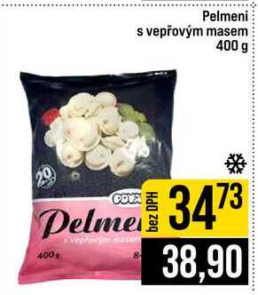 Pelmeni s vepřovým masem 400 g